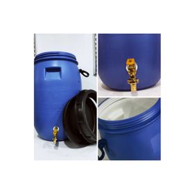 Yağmur 220 Litre Beyaz Kaplamalı Musluklu Varil