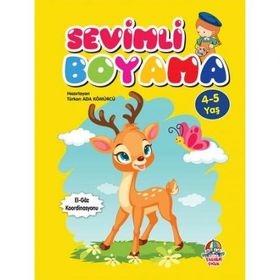 Yağmur Çocuk Sevimli Boyama 4-5 Yaş