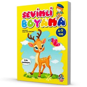 Yağmur Çocuk Sevimli Boyama 4-5 Yaş