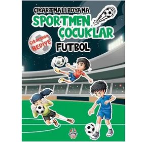 Yağmur Sportmen Çocuklar Futbol Çıkartmalı Boyama