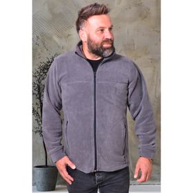 Yakamor Kalın Füme Erkek Softshell Polar Mont