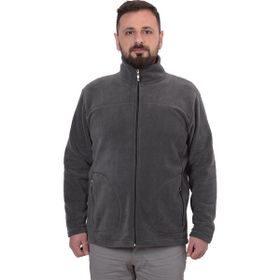 Yakamor Kalın Füme Erkek Softshell Polar Mont