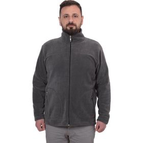 Yakamor Kalın Füme Erkek Softshell Polar Mont