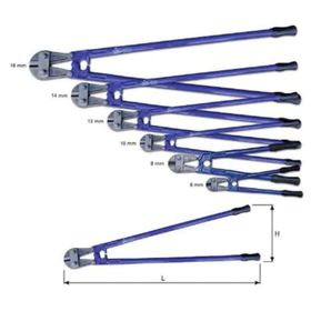 Yakar 14 mm Dövme Çelik Kollu Makas