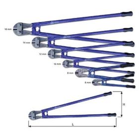 Yakar 6 mm Kollu Demir Kesme Makası