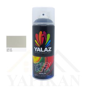 Yalaz Boya 400 ml Açık Gri Ral 7035 Yalaz Akrilik Sprey Boya