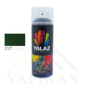 Yalaz Boya 400 ml Nefti Yeşili Ral 6002 Yalaz Akrilik Sprey Boya