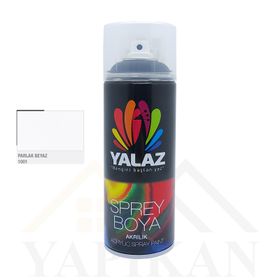 Yalaz Boya 400 ml Parlak Beyaz Yalaz Akrilik Sprey Boya