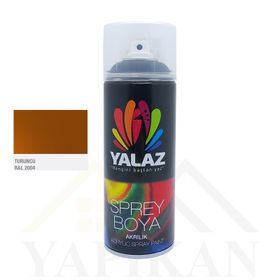 Yalaz Boya 400 ml Turuncu Ral 2004 Yalaz Akrilik Sprey Boya