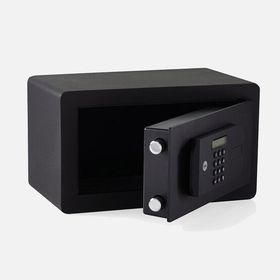 Yale 35x20x20 cm Yüksek Güvenlikli Siyah Elektronik Compact Tipi Para Kasası