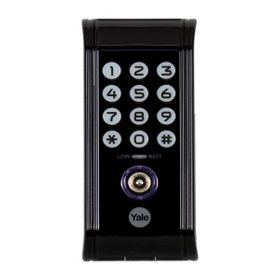 Yale LL65BA Siyah Digital Dolap Kabin Kilidi