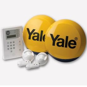 Yale Premium Sarı-Beyaz Kablosuz Alarm Seti