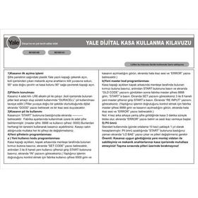 Yale Y-LTS0000 Para Kasası