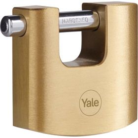 Yale Y114B/60/114/1 60 mm Oval Kayar Pimli Pirinç Sarı Asma Kilit