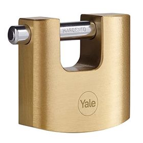 Yale Y114b/70/113/1 Sarı Oval Kayar Pimli Pirinç Asma Kilit