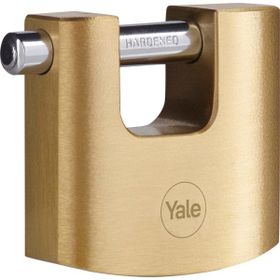 Yale Y114b/70/113/1 Sarı Oval Kayar Pimli Pirinç Asma Kilit