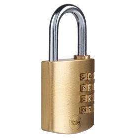 Yale Y150B/40/130/1 Şifreli 40 mm Sarı Pirinç Asma Kilit