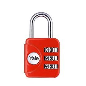 Yale YP1/28/121/1 Geniş Tip Mini Şifreli Travel Asma Kilit