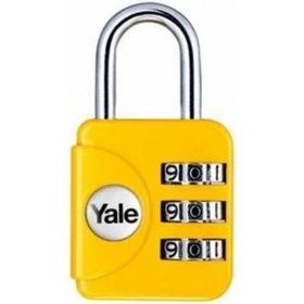 Yale YP1/28/121/1 Geniş Tip Mini Şifreli Travel Asma Kilit