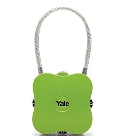 Yale YP4/41/350/1G Yuvarlak Yeşil Köşeli Asma Kilit