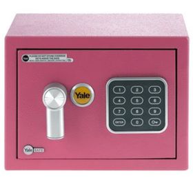 Yale YSV/170/DB1/P Pembe Dijital Mini Boy Kollu Kasa