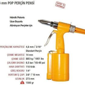 Yama AT-6015 Pop Perçin Pensi