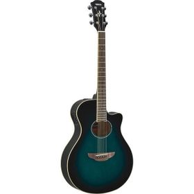 Yamaha APX600 Thin-Line Cutaway Oriental Blue Burst Elektro Akustik Gitar