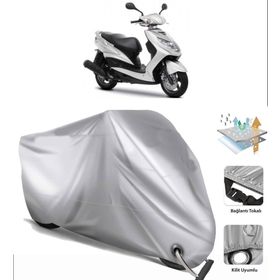 Yamaha Cygnus X Siyah Arka Çanta Uyumsuz Ultra Kalın Su Geçirmez Motor Brandası