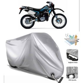 Yamaha DT 125R Siyah Arka Çanta Uyumsuz Ultra Kalın Su Geçirmez Motor Brandası