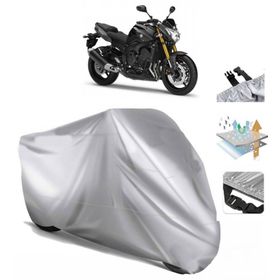 Yamaha FZ8 Siyah Arka Çanta Uyumsuz Ultra Kalın Su Geçirmez Motor Brandası