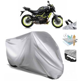 Yamaha MT-07 ABS Siyah Arka Çanta Uyumsuz Ultra Kalın Su Geçirmez Motor Brandası