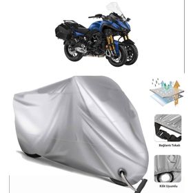 Yamaha Niken GT Siyah Arka Çanta Uyumsuz Ultra Kalın Su Geçirmez Motor Brandası
