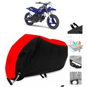Yamaha PW 50 Siyah Arka Çanta Uyumsuz Ultra Kalın Su Geçirmez Motor Brandası