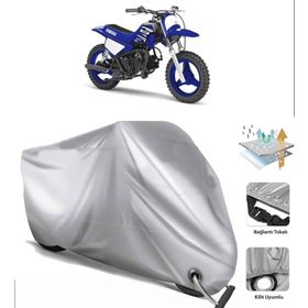 Yamaha PW 50 Siyah Arka Çanta Uyumsuz Ultra Kalın Su Geçirmez Motor Brandası