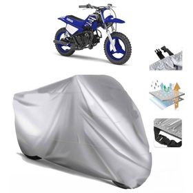 Yamaha PW 50 Siyah Arka Çanta Uyumsuz Ultra Kalın Su Geçirmez Motor Brandası