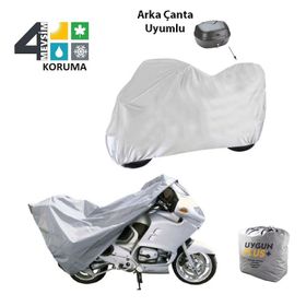 Yamaha PW 80 Siyah Arka Çanta Uyumsuz Ultra Kalın Su Geçirmez Motor Brandası