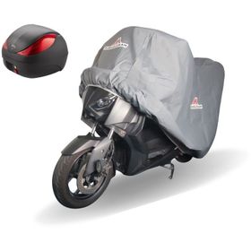 Yamaha PW 80 Siyah Arka Çanta Uyumsuz Ultra Kalın Su Geçirmez Motor Brandası