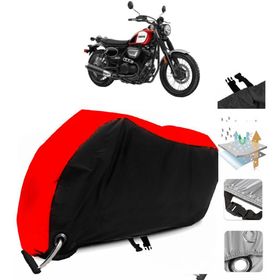 Yamaha SCR950 Siyah Arka Çanta Uyumsuz Ultra Kalın Su Geçirmez Motor Brandası