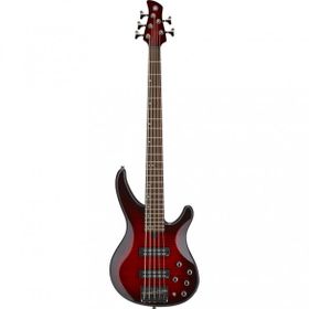Yamaha TRBX605FM Translucent Dark Red Burst Bas Gitar