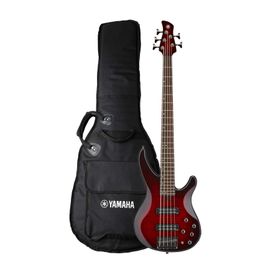 Yamaha TRBX605FM Translucent Dark Red Burst Bas Gitar