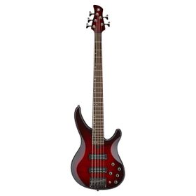 Yamaha TRBX605FM Translucent Dark Red Burst Bas Gitar
