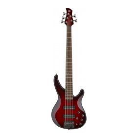 Yamaha TRBX605FM Translucent Dark Red Burst Bas Gitar