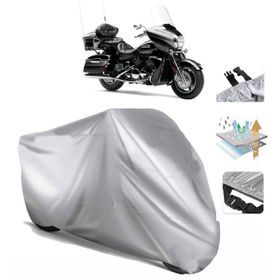 Yamaha Venture Royal Siyah Arka Çanta Uyumsuz Ultra Kalın Su Geçirmez Motor Brandası