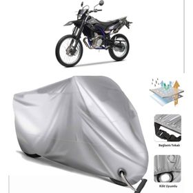 Yamaha WR 125 R Siyah Arka Çanta Uyumsuz Ultra Kalın Su Geçirmez Motor Brandası
