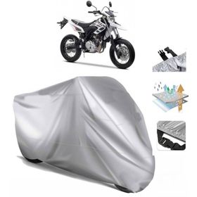 Yamaha WR 125 X Siyah Arka Çanta Uyumsuz Ultra Kalın Su Geçirmez Motor Brandası