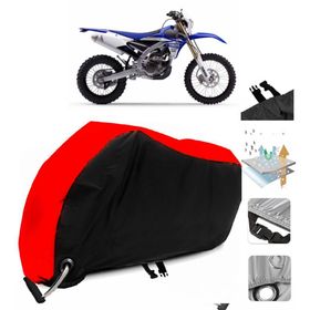 Yamaha WR 250 F Siyah Arka Çanta Uyumsuz Ultra Kalın Su Geçirmez Motor Brandası