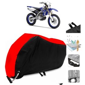Yamaha WR 450 F Siyah Arka Çanta Uyumsuz Ultra Kalın Su Geçirmez Motor Brandası