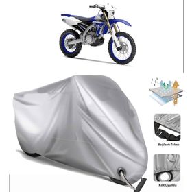 Yamaha WR 450 F Siyah Arka Çanta Uyumsuz Ultra Kalın Su Geçirmez Motor Brandası