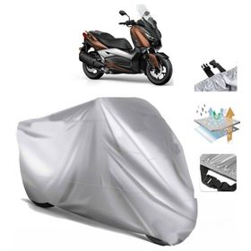 Yamaha X-Max 300 ABS Siyah Arka Çanta Uyumsuz Ultra Kalın Su Geçirmez Motor Brandası