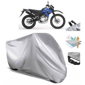 Yamaha XT 125 R Siyah Arka Çanta Uyumsuz Ultra Kalın Su Geçirmez Motor Brandası